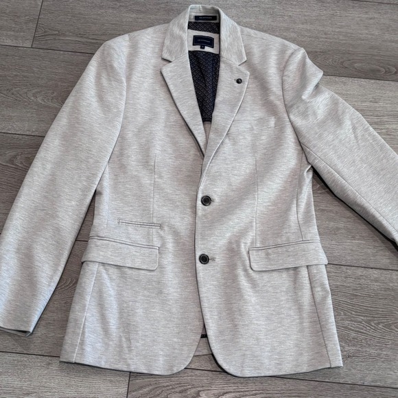 7 Diamonds Kent Blazer Mens Medium Grey Knit Stretch Sport Coat BLZ-8326 Jacket